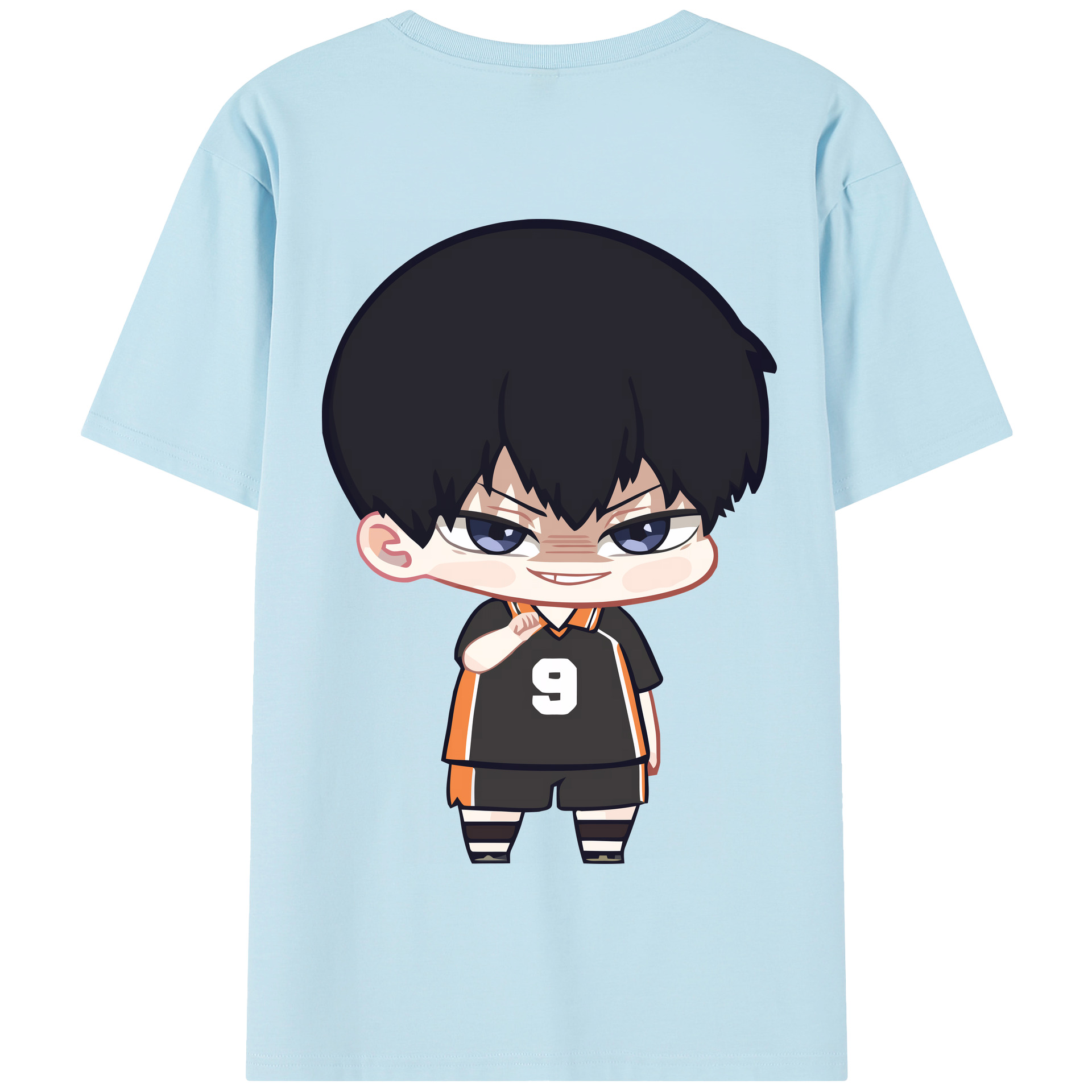（画像用） ハイキュー!! Haikyu!! 綿100％半袖Tシャツ（背面プリント）